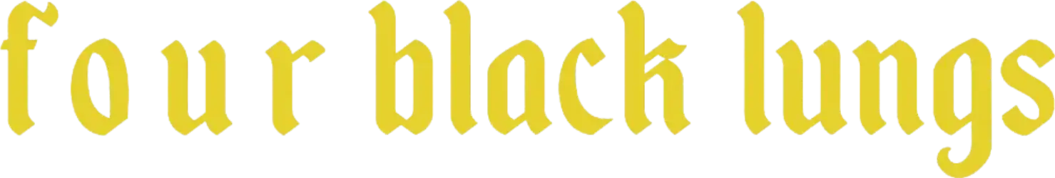 Fou rBlack Lungs - Logo